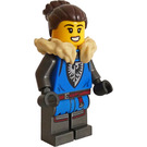 LEGO Mountain Fortress Black Falcon Woman Minifigure