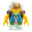 LEGO Mrs. Castillo with Brown and Silver Rolltop Backpack Minifigure