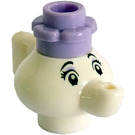 LEGO Mrs. Potts with Medium Lavender Flower Minifigure