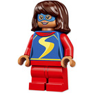 LEGO Ms. Marvel med Medium Ben Minifigur