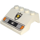 LEGO Spatbord Helling 3 x 4 met Headlights en Politie Kenteken (2513)