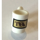 LEGO Becher mit Reddish Braun und Gold TVA Logo (3899)