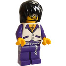 LEGO Musician z Biały Kamizelka over Dark Fioletowy Koszula Minifigurka