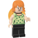 LEGO Nami with Green Top and Hat on Back Minifigure