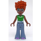 LEGO Naomi with Glasses and Green Top Minifigure
