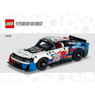 LEGO NASCAR Next Gen Chevrolet Camaro ZL1 Set 42153 Instructions