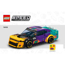 LEGO NASCAR Next Gen Chevrolet Camaro ZL1 76935 Инструкции