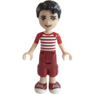 LEGO Nate with Red and White Striped Top Minifigure