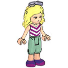 LEGO Naya with V-Striped Top and Sunglasses Minifigure