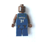 LEGO NBA Kevin Garnett, Minnesota Timberwolves #21 Dark Blauw Uniform minifiguur