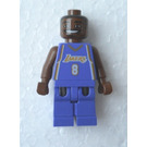 LEGO NBA Kobe Bryant, Los Angeles Lakers #8 (Road Uniform) Minifigur