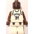 LEGO NBA player, Kevin Garnett, Minnesota Timberwolves blanc Uniform #21 Figurine
