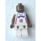 LEGO NBA Vince Carter, Toronto Raptors #15 Home Uniform Minifigurka