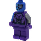 LEGO Nebula met Dark Paars Pak en Blauw Hoofd Minifiguur