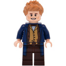 LEGO Newt Scamander med Dark Blå Coat Minifigur