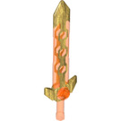 LEGO Nexo Knights Sword with Pearl Gold (24108)