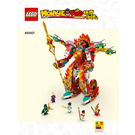 LEGO Nezha's Ring of Fire Mech 80057 Anweisungen