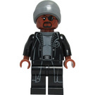 LEGO Nick Fury with Gray Beanie Minifigure