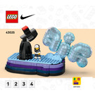 LEGO Nike Air Max 95 Set 43025 Instructions