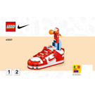 LEGO Nike Dunk Trickshot Set 43021 Instructions