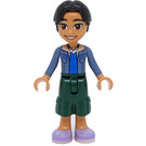 LEGO Niko med Mørk grønn Cargo Shorts Minifigur