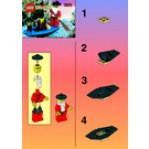 LEGO Ninja Master's Boat Set 3075 Instructions