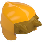 LEGO Ninjago Hood with Pearl Gold Armor Plate with Horns (3448)