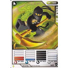 LEGO Ninjago Masters z Spinjitzu Deck 1 Game Karta 14 - Cole DX (International Version) (93844)