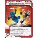 LEGO Ninjago Masters of Spinjitzu Deck 1 Game Card 28 - Omhoog for Grabs (International Version) (93844)