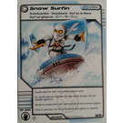 LEGO Ninjago Masters of Spinjitzu Deck 1 Game Card 54 - Snow Surfin' (International Version) (93844)