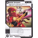 LEGO Ninjago Masters of Spinjitzu Deck 1 Game Card 77 - Gold Smash (International Version) (93844)