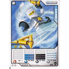 LEGO Ninjago Masters of Spinjitzu Deck 1 Game Card 8 - Zane (International Version) (93844)