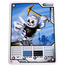 LEGO Ninjago Masters von Spinjitzu Deck 1 Game Karte 9 - Bonezai (North American Version) (93844)