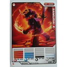 LEGO Ninjago Masters of Spinjitzu Deck 2 Game Card 5 - Samurai X (International Version) (4643442)