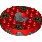LEGO Ninjago Spinner mit rot oben und Schwarz und rot Fangpyre (98354)