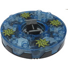 LEGO Ninjago Spinner mit Transparent Medium Blau oben und Spirals (98354)