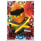 LEGO NINJAGO Trading Card Game (English) Series 8 - # 75 Orange