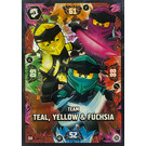 LEGO NINJAGO Trading Carte Game (English) Series 8 - # 80 Team Teal, Jaune & Fuchsia