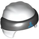 LEGO Ninjago Wrap with Black Bandana with Dark Azure Triangular Symbol (24496 / 37220)