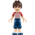 LEGO Noah mit Rot und Weiß Striped oben Minifigur