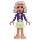 LEGO Nova with Purple Hoodie and Yellowish Green Shorts Minifigure