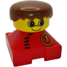 LEGO Number 1 Racer Duplo Figure