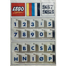 LEGO Number Bricks Set 987 Instructions