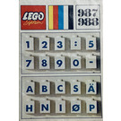 LEGO Number Bricks 987 Instructies