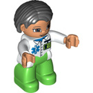 LEGO Nurse met Green Poten Duplo Figuur