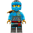 LEGO Nya - Dragons Rising with Dark Azure Wrap and Pearl Gold Shoulder Armor Minifigure