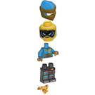 LEGO Nya - Dragons Rising with Pearl Gold Wrap and Shoulder Armor Minifigure