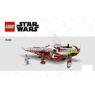 LEGO Obi-Wan Kenobi's Jedi Starfighter 75333 Instructions