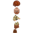 LEGO Obi-Wan Kenobi mit Dunkles Orange Beine mit Umhang Minifigur