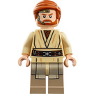 LEGO Obi-Wan Kenobi with Dark Tan Printed Legs and Headset Minifigure